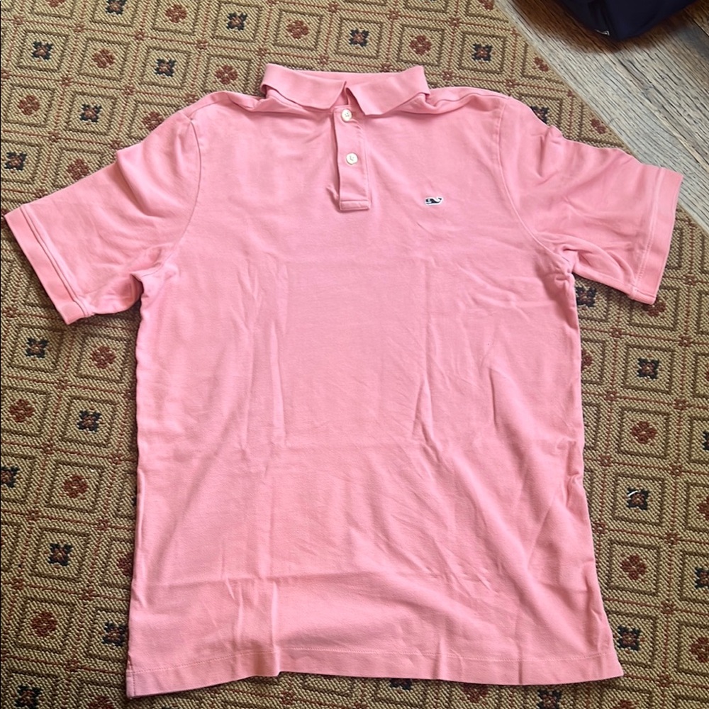 Vineyard Vines Pink Polo Shirt